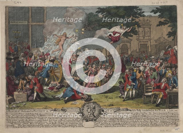 A monument dedicated to posterity in commemoration of ye incredible folly transacted...,  1763-1793. Creator: Bernard Baron.