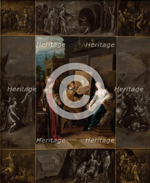 Apelles Painting Campaspe, 1620-1629. Creator: Frans Francken II.