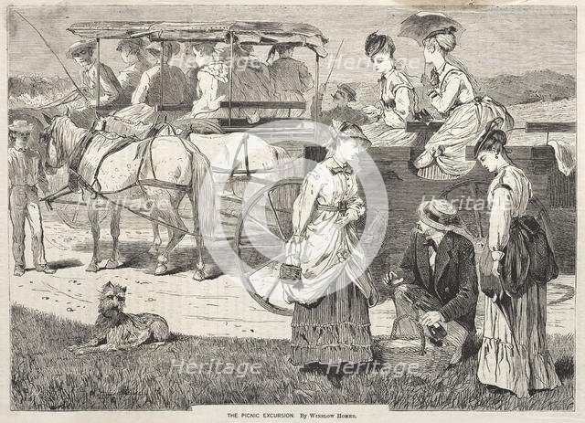 The Picnic Excursion, 1869. Creator: Winslow Homer (American, 1836-1910).