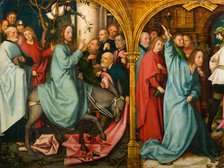 The Entry into Jerusalem, 1501. Creators: Hans Holbein the Elder, Jesus Christ.