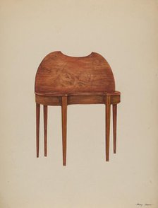 Card Table, c. 1937. Creator: Henry Meyers.