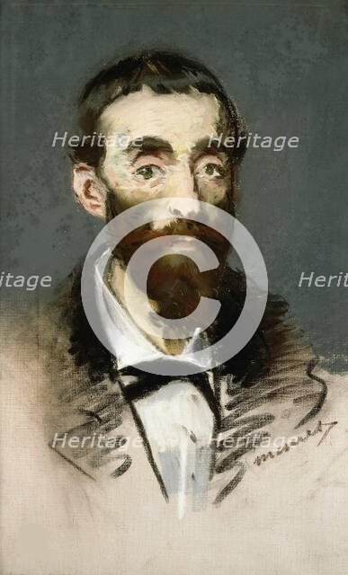 Portrait de Jean de Cabanès, dit Cabaner, 1880. Creator: Manet, Édouard (1832-1883).