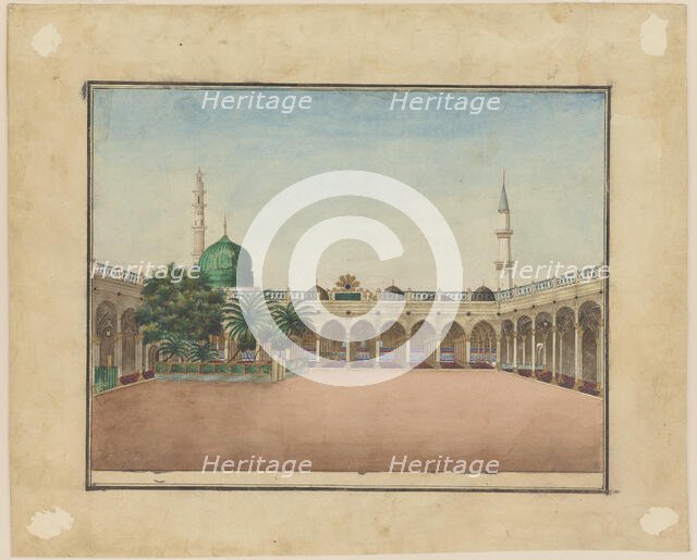 Tomb of the Prophet at Medina, 19th century. Creator: Unknown.