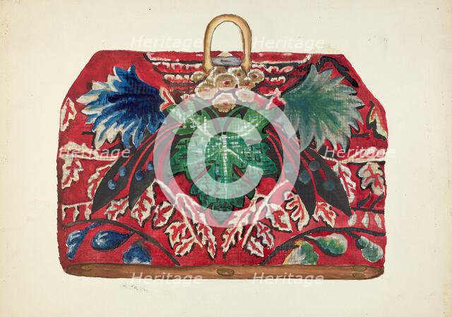 Carpet Bag, 1935/1942. Creator: Beulah Bradleigh.