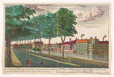 View of the Hofvijver in The Hague, 1704-1762. Creator: Unknown.