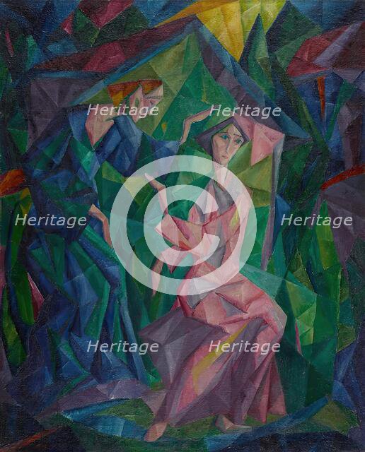 Annunciation of Mary, 1922. Creator: Maximilian Reinitz.