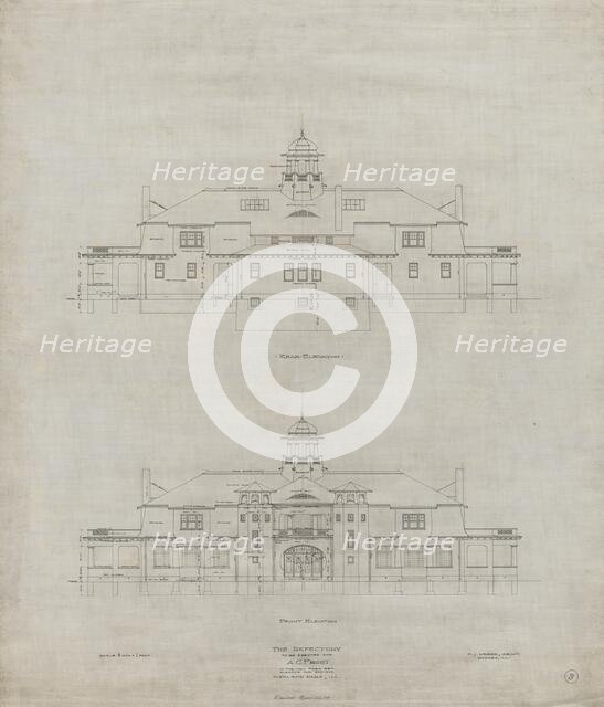 Ravinia Refectory, 1904. Creator: Peter Joseph Weber.