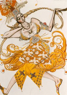 'The Firebird', costume for The Firebird, the ballet by lgor Stravinsky, 1910. Artist: Leon Bakst