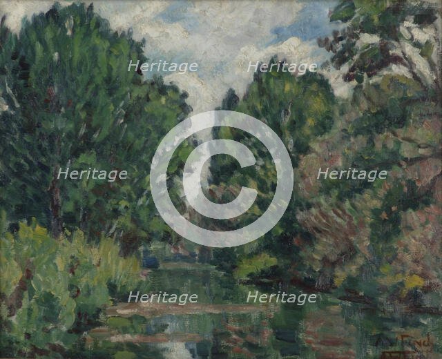 River Landscape, 1910-1929. Creator: Alfred William Finch.
