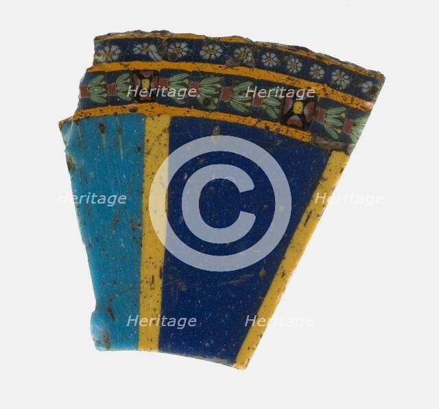 Fragment of an Inlay (Perhaps Part of a Collar), Mediterranean Region, Roman Period... Creator: Unknown.