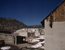 Village in New Mexico, ca. 1942. Creator: John Collier.