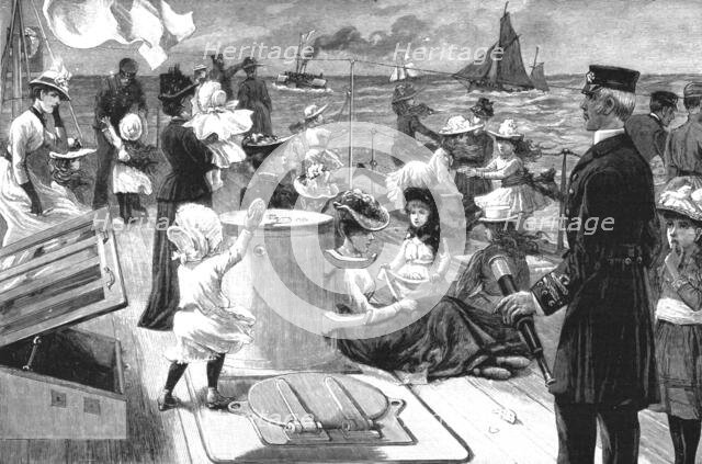 ''The Naval Manoeuvres; Visiting Day - An Invasion of a Man-of-War', 1891. Creator: Unknown.