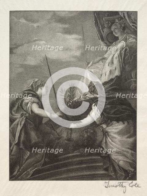 Old Italian Masters: Venice Enthroned, 1888-1892. Creator: Timothy Cole (American, 1852-1931).
