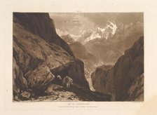Mt. St. Gothard (Liber Studiorum, part II, plate 9), February 20, 1808. Creator: JMW Turner.