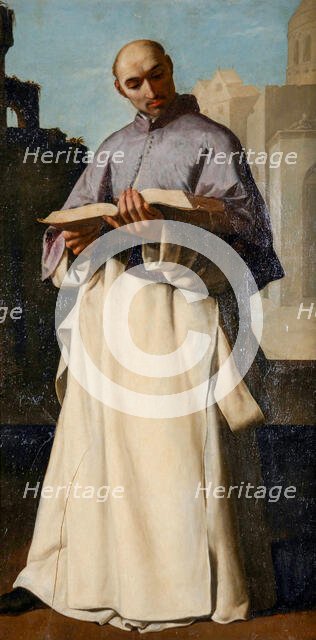 Saint Artaldus, Bishop of Belley, 1637-1639. Creator: Zurbarán, Francisco, de (1598-1664).