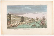View of the Custom House on the River Thames in London, 1753. Creator: Anon.
