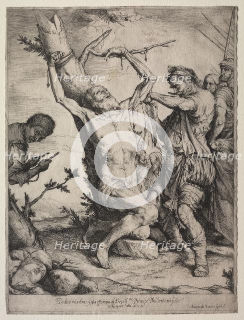 The Martyrdom of St. Bartholomew, 1624. Creator: Jusepe de Ribera (Spanish, 1591-1652).