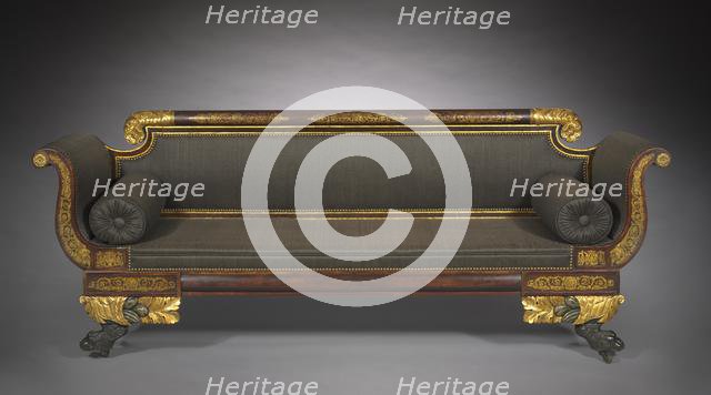 Sofa, c. 1820. Creator: Unknown.