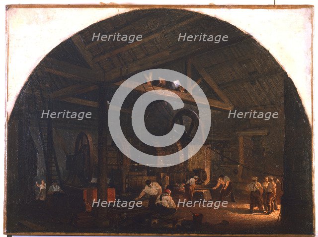 'The Tilt Forge', c1845-1866. Artist: Godfrey Sykes