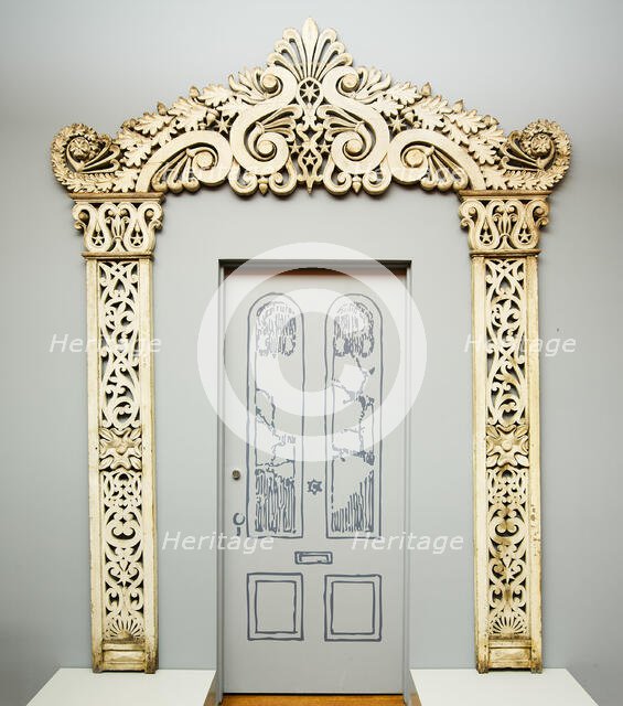 Doorframe, 1840/60. Creator: Unknown.