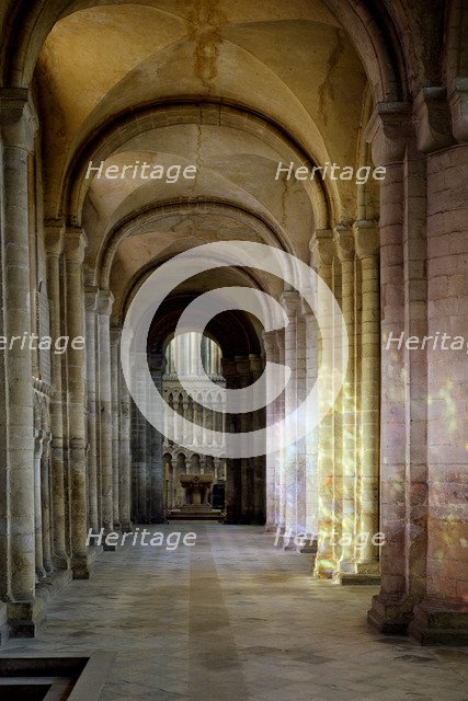 Lighting effect in St John's Church, Finchingfield, Essex, c1965-c1969. Artist: Laurence Goldman