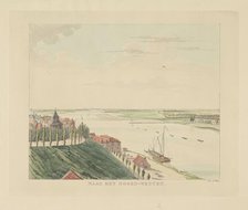 View of the Valkhof and the Waal northwest of Nijmegen, 1815-1824. Creator: Derk Anthony van de Wart.