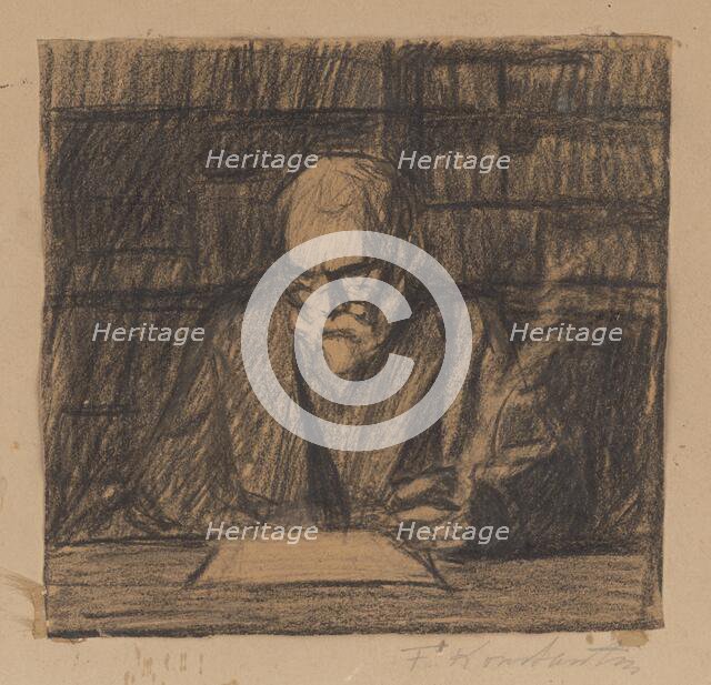 Study of a man, 1909-1914. Creator: Frida Konstantin.