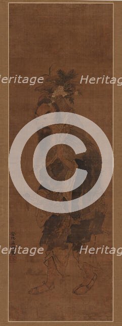 An Immortal Gathering Herbs and Fungus, Ming dynasty, 17th century. Creator: Unknown.