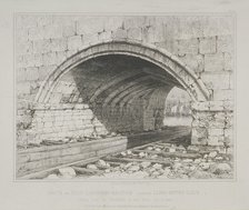 London Bridge (old), 1832. Artist: Edward William Cooke