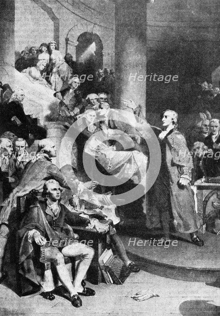 Patrick Henry (1736-1799), American revolutionary, 1775 (1935).Artist: Peter Frederick Rothermel