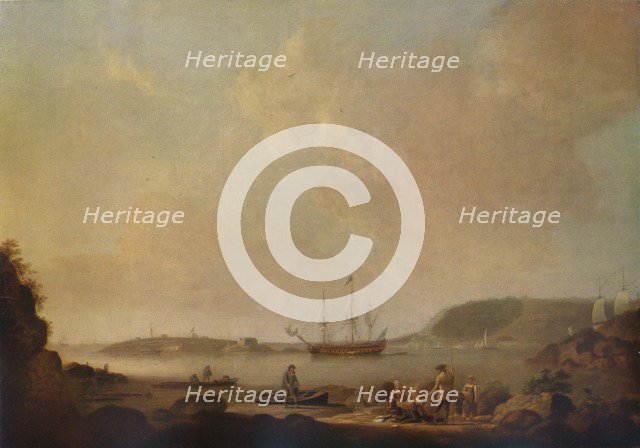 'Drake's Island, Plymouth', 1773. Artist: Dominic Serres.