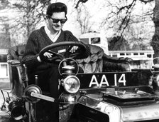 Roy Orbison in Panhard Levassor at Beaulieu 1965. Creator: Unknown.
