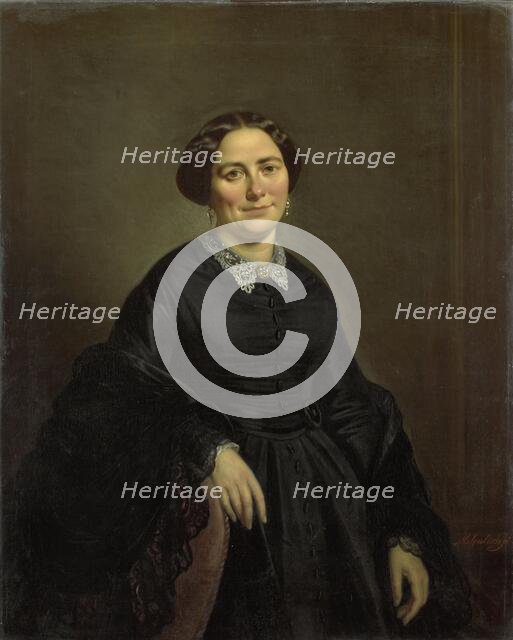 Johanna Christina Beelenkamp (1820-90). Wife of Cornelis Outshoorn, 1850-1870. Creator: Moritz Calisch.