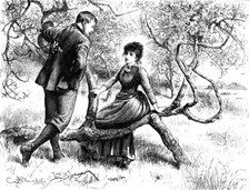 "Will you advise me, Roland Lee?", 1890. Creator: R. Taylor.