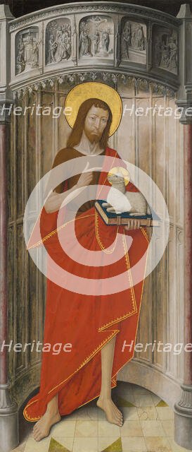 Panels from the High Altar of the Charterhouse of Saint-Honoré, Thuison-les-Abbeville: Saint John... Creator: Unknown.