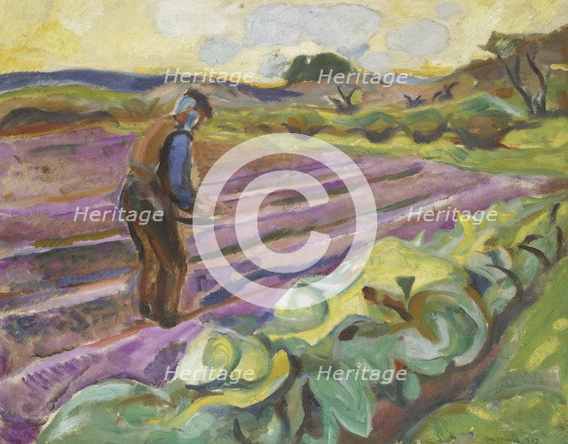The sower, 1913. Artist: Munch, Edvard (1863-1944)