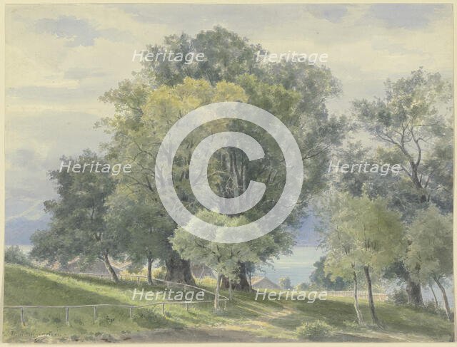Frauenchiemsee, 1876. Creator: Ernst Morgenstern.