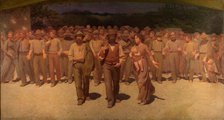 The Fourth Estate (Il Quarto Stato), 1901. Creator: Pellizza da Volpedo, Giuseppe (1868-1907).