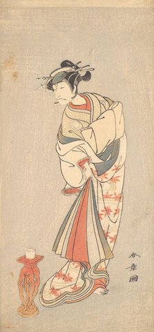The Actor Ichikawa Danjuro V in the Role of a Woman, 1772. Creator: Shunsho.
