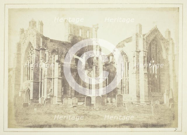 Melrose Abbey, 1844. Creator: William Henry Fox Talbot.
