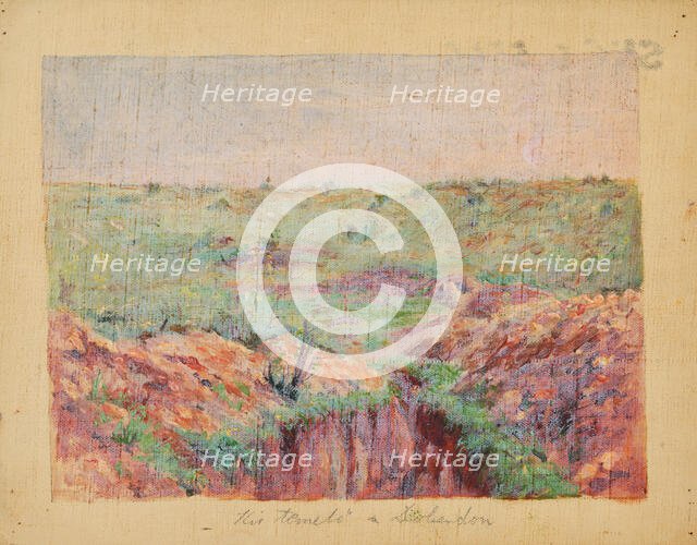 From Italian Front VI, around 1914-1918. Creator: Dezider Czölder.