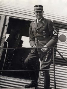 Viktor Lutze, commander of the SA, Berlin Airport, Germany, 1934. Artist: Unknown