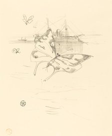 Les papillons, 1895. Creator: Henri de Toulouse-Lautrec.