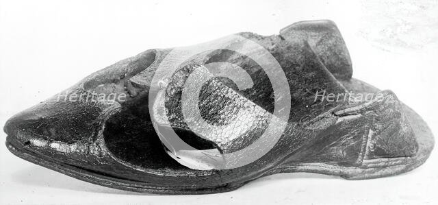 Patten (Overshoe), England, 17th century. Creator: Unknown.