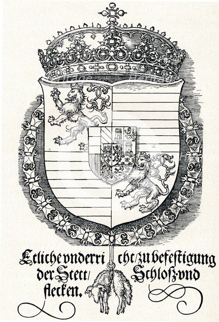 'The Coat of Arms of Ferdinand I, King of Hungary and Bohemia', 1527 (1906). Artist: Albrecht Durer.