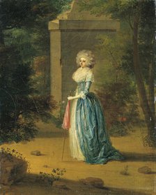 Portrait of Henriette von Holzhausen, 1789. Creator: Georg Karl Urlaub.