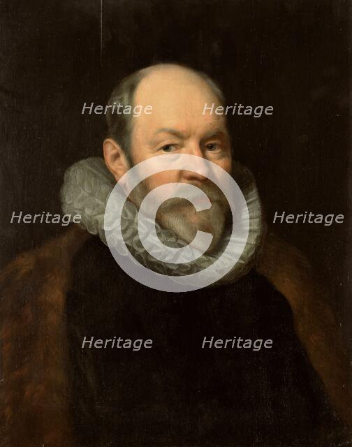 Portrait of Paulus Cornelisz van Beresteyn (1548-1625), in or after 1617. Creator: Workshop of Michiel Jansz van Mierevelt.