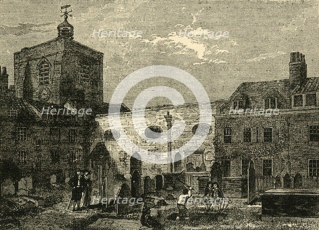 'The Old Church of St. James, Clerkenwell', (c1872). Creator: Unknown.