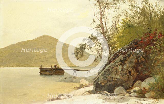 Landing at Sabbath Day Point, c. 1853. Creator: John Frederick Kensett.