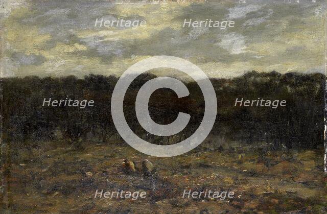 Small pond on the heath, 1890-1923.  Creator: Jan Adam Zandleven.